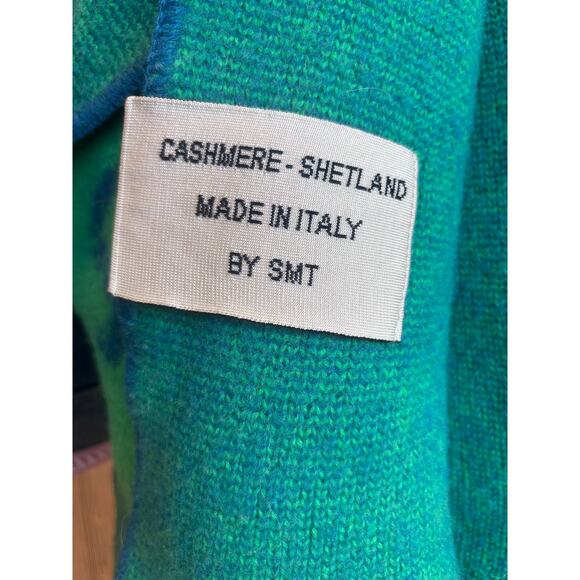 Rare Promo WRWWR Guadagnino Crew Gift Cashmere Throw Blanket Italy SMT 62 x 65 - Picture 3 of 6